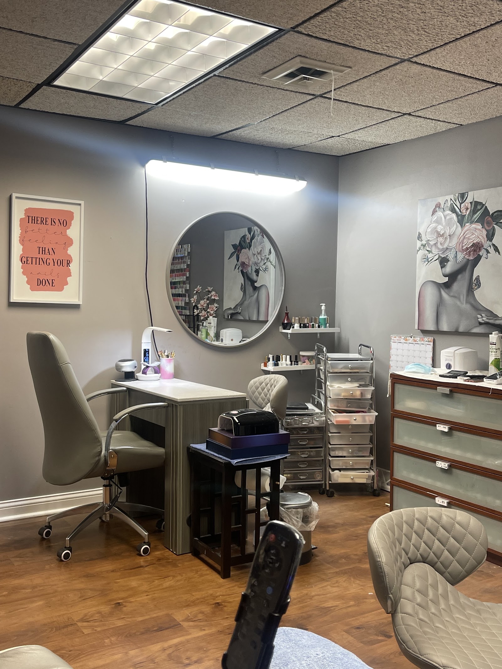 Natural Nails nail work in Kenosha, Wisconsin